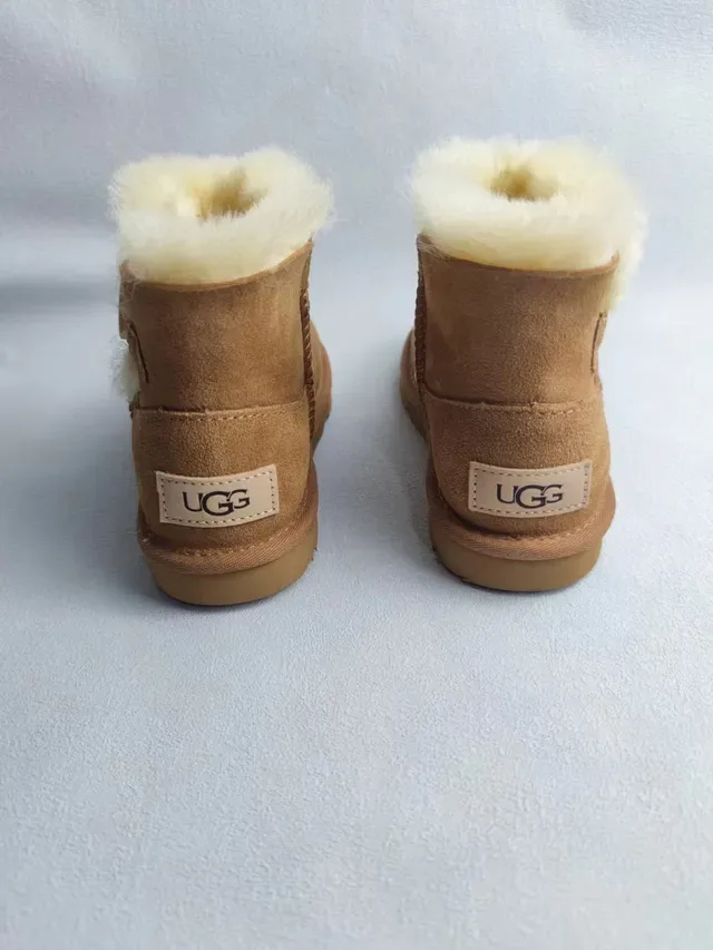 UGG Classic Mini Button Tan Snow Boots 14