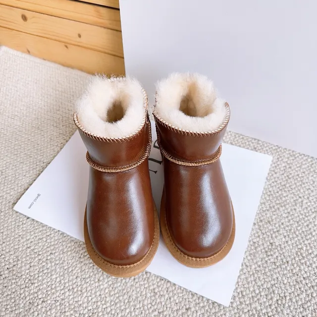 UGG Classic Mini Glossy Black Snow Boots 20