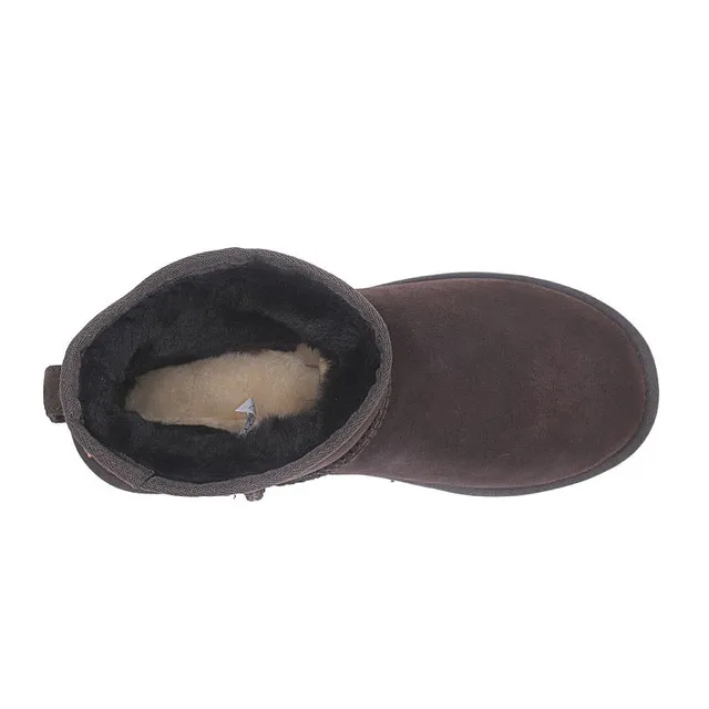 UGG Classic Short أحذية ثلجية بني شوكولاتة سويدي 2