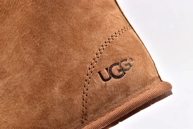 UGG Dakota Brown White Suede Upper Shearling-Lined Casual Shoes 4