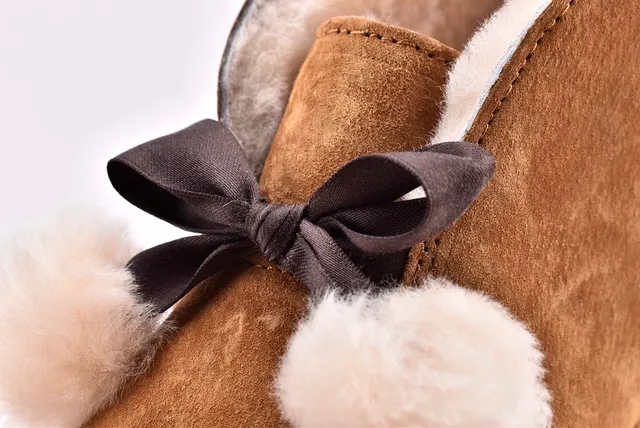UGG Dakota Brown White Suede Upper Shearling-Lined Casual Shoes 5