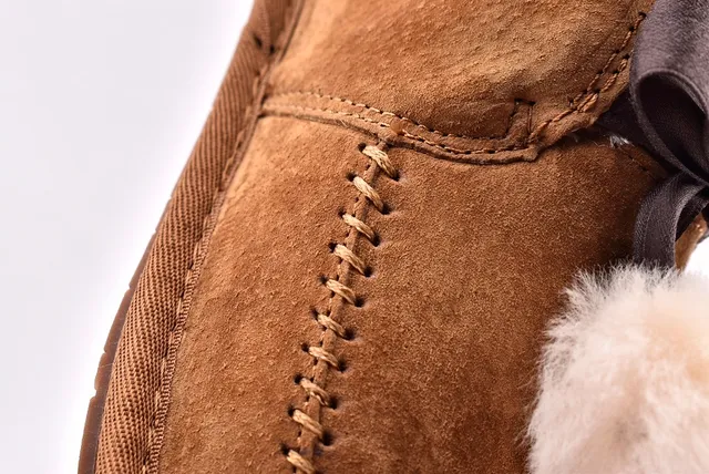 UGG Dakota Brown White Suede Upper Shearling-Lined Casual Shoes 6