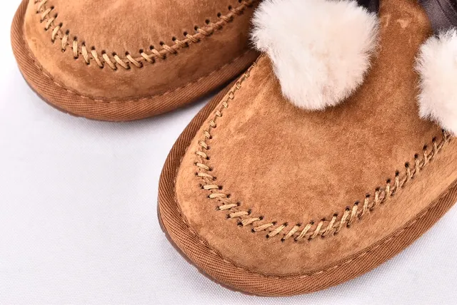 UGG Dakota Brown White Suede Upper Shearling-Lined Casual Shoes 10