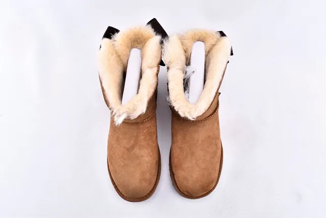 UGG Mini Bailey Bow Chestnut Snow Boots 3