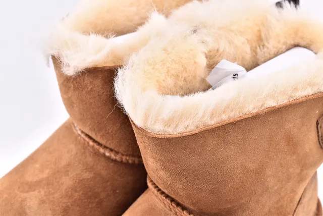 UGG Mini Bailey Bow Chestnut Snow Boots 11