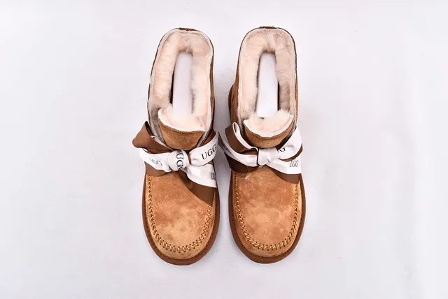 UGG Mini Bailey Button Bling Deep Millet Suede Ankle Boots 3