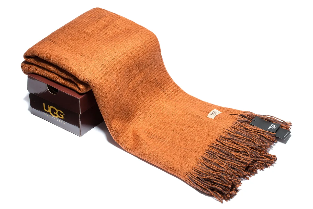 UGG Chal de Punto Acanalado Naranja Óxido 4