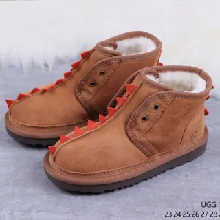 UGG Spike-Trimmed Suede Shearling-Lined Snow Boots