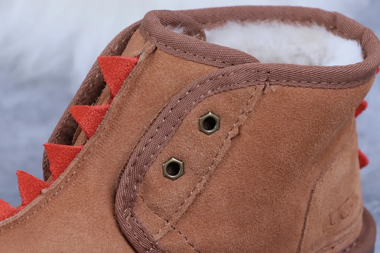 UGG Spike-Trimmed Suede Shearling-Lined Snow Boots 3