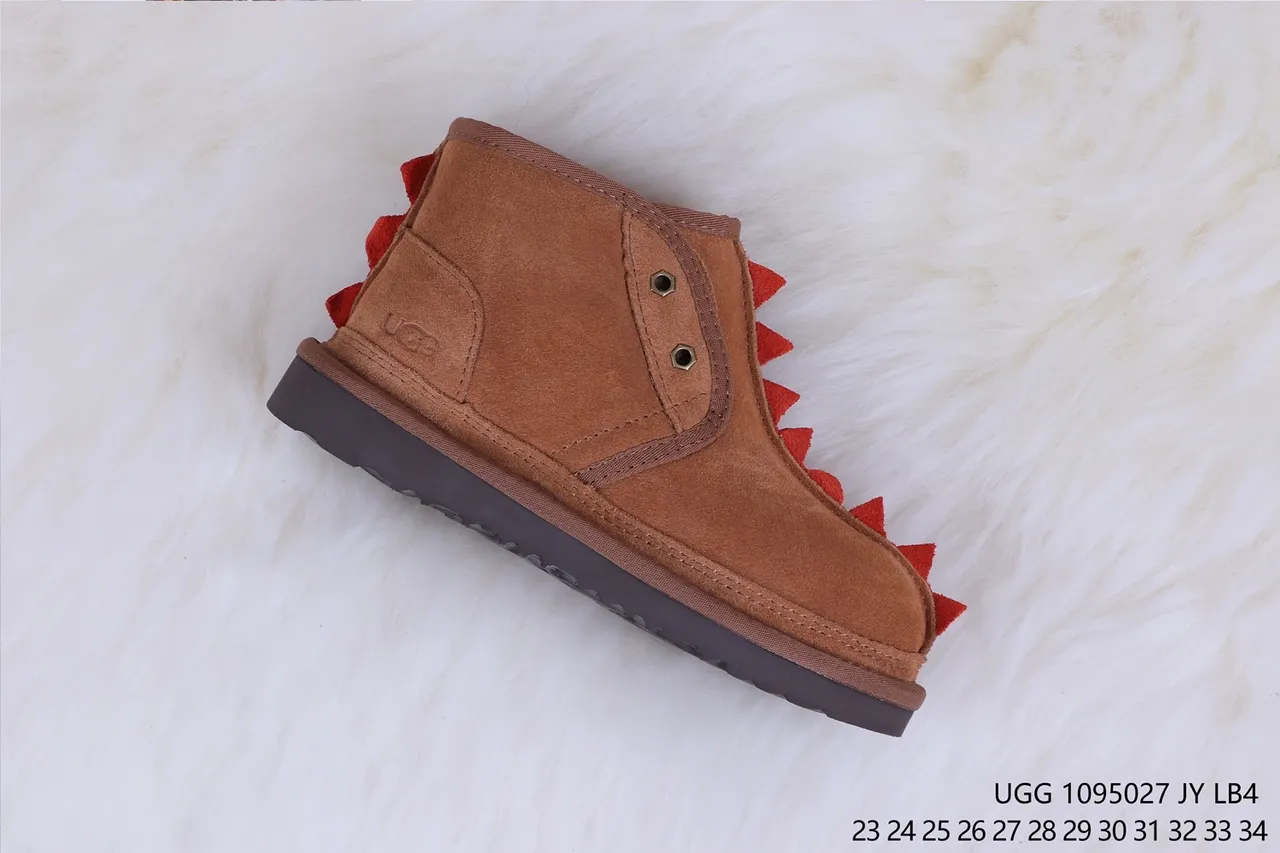 UGG Spike-Trimmed Suede Shearling-Lined Snow Boots 6
