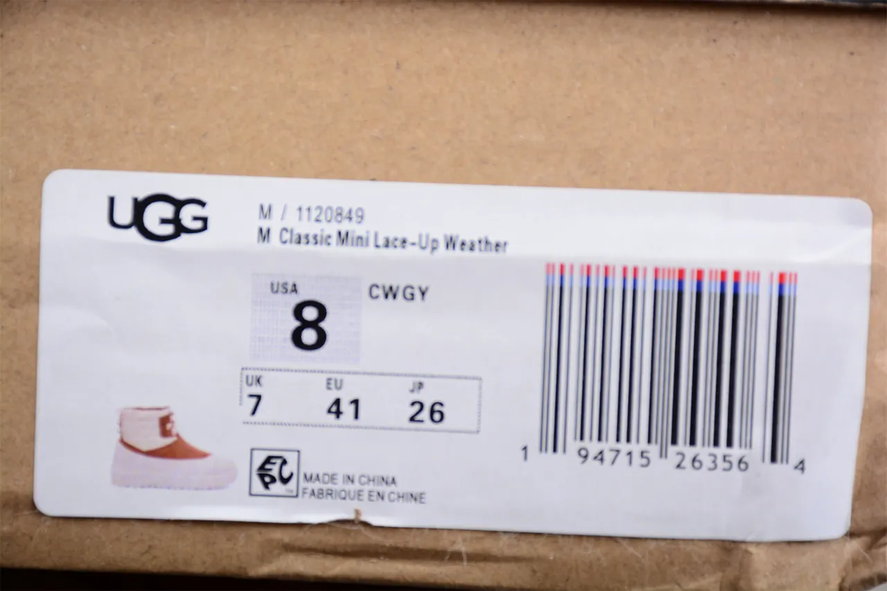 UGG Tasman Beige Brown Quilted Puffer Collar Suede Upper Snow Boots 2