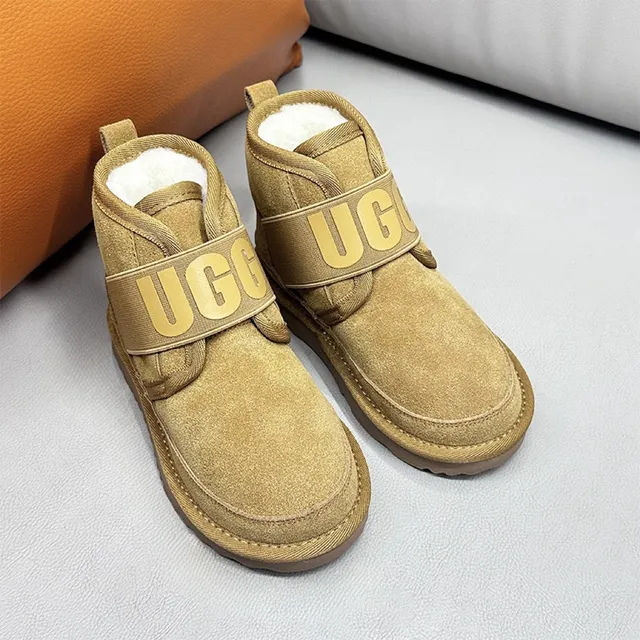 UGG Tasman Black Shearling-Lined Snow Boots 8