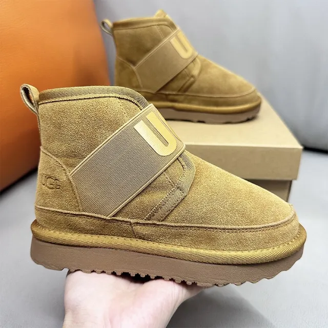 UGG Tasman Black Shearling-Lined Snow Boots 14