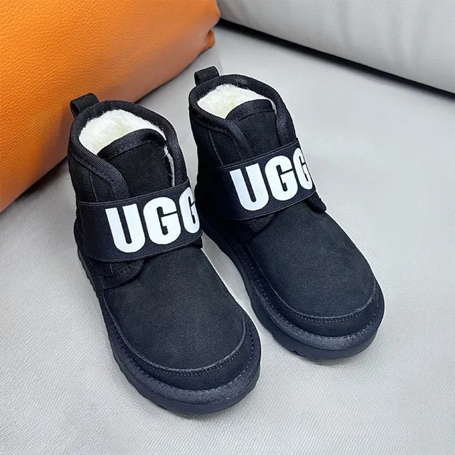 UGG Tasman Black Shearling-Lined Snow Boots 19