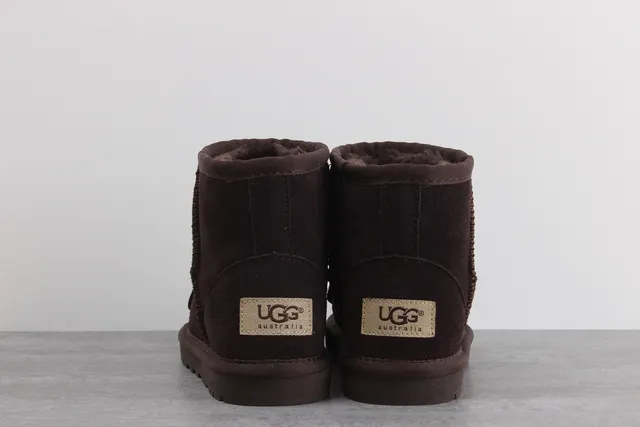 UGG Tasman Botas de Neve Marrom com Face Animal 2