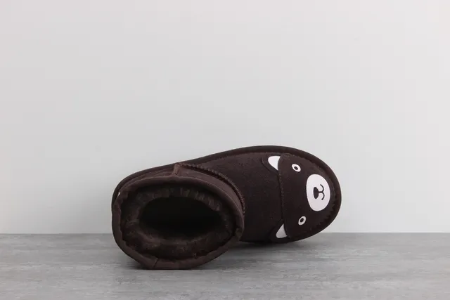 UGG Tasman Botas de Neve Marrom com Face Animal 6