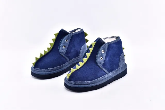 UGG Tasman Dinosaur Spine Navy Snow Boots 2