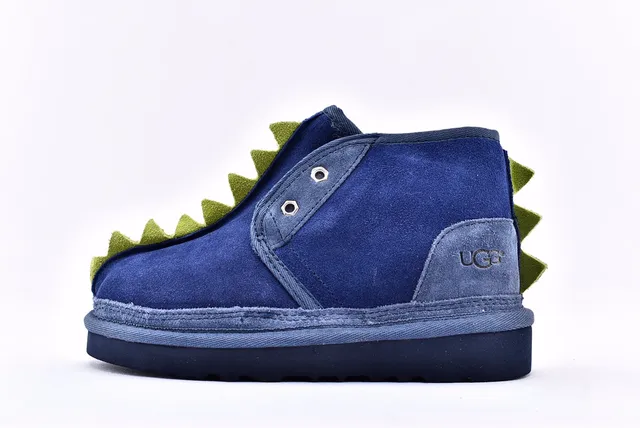 UGG Tasman Dinosaur Spine Navy Snow Boots 9