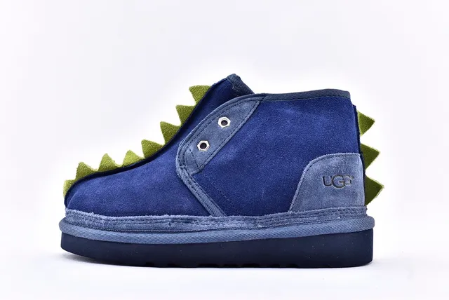 UGG Tasman Dinosaur Spine Navy Snow Boots 10