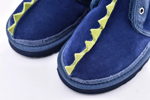 UGG Tasman Dinosaur Spine Navy Snow Boots 12