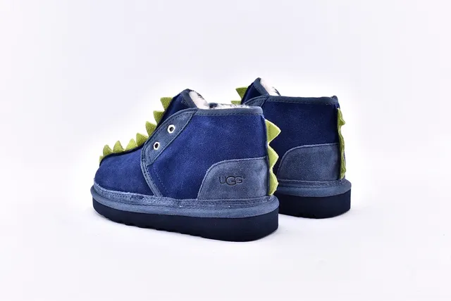 UGG Tasman Dinosaur Spine Navy Snow Boots 16