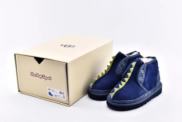 UGG Tasman Dinosaur Spine Navy Snow Boots 17