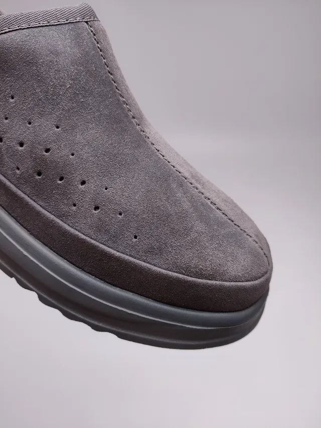 UGG Tasman Ante Gris Parte Superior Perforada Vamp Zapatos Casuales 9
