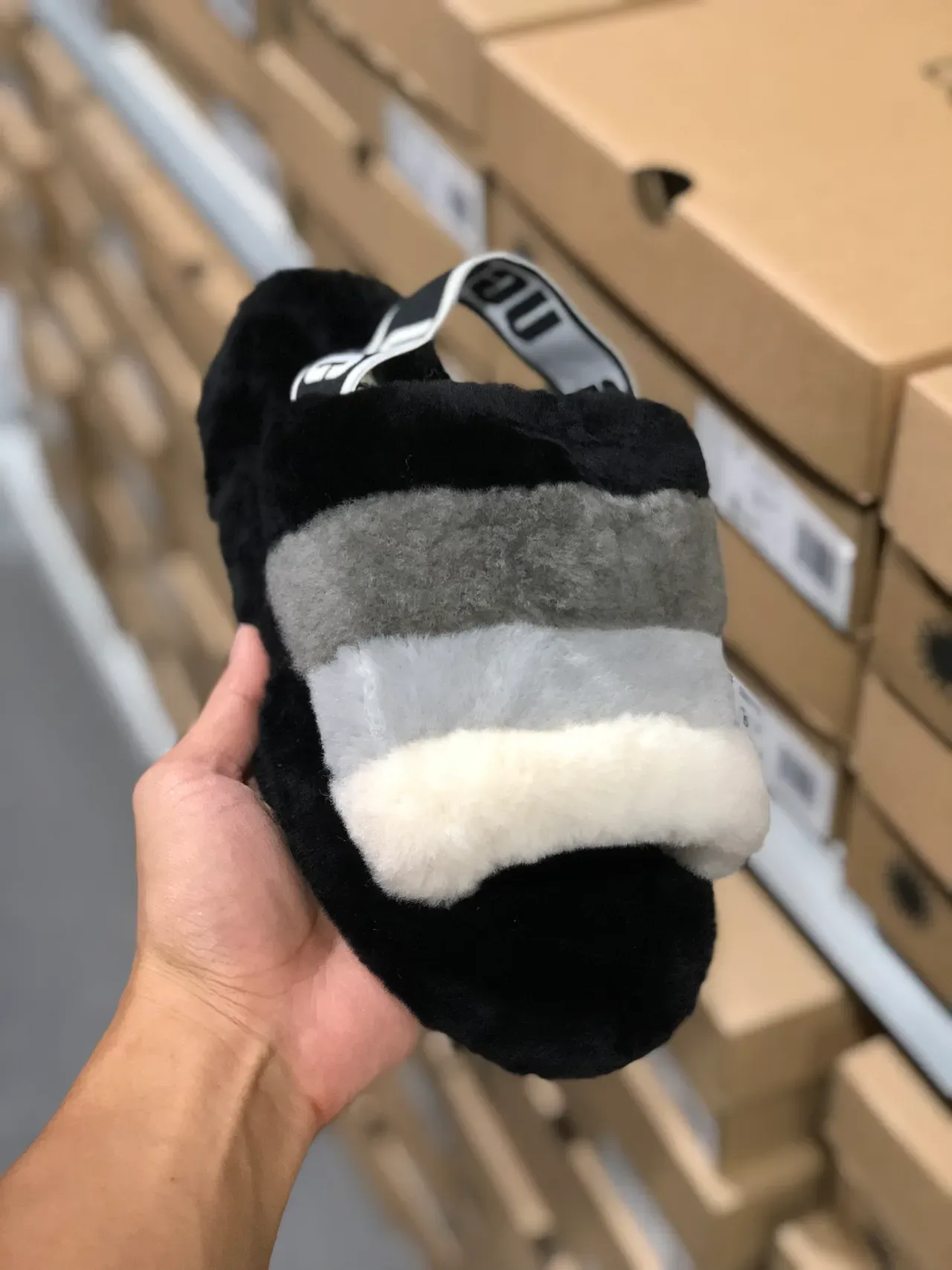 UGG Tasman धारायुक्त शियारलिंग स्लिपर्स 6
