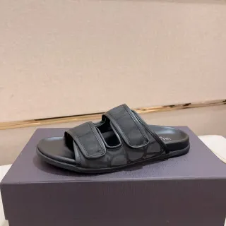 Valentino Negro Correa Doble Cierre Velcro Zapatillas
