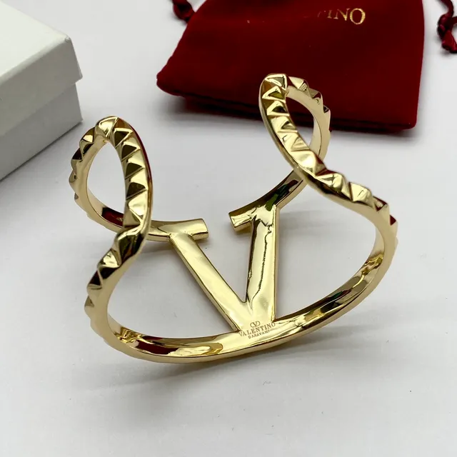 Valentino Rockstud Studded Open Cuff Bracelets 2