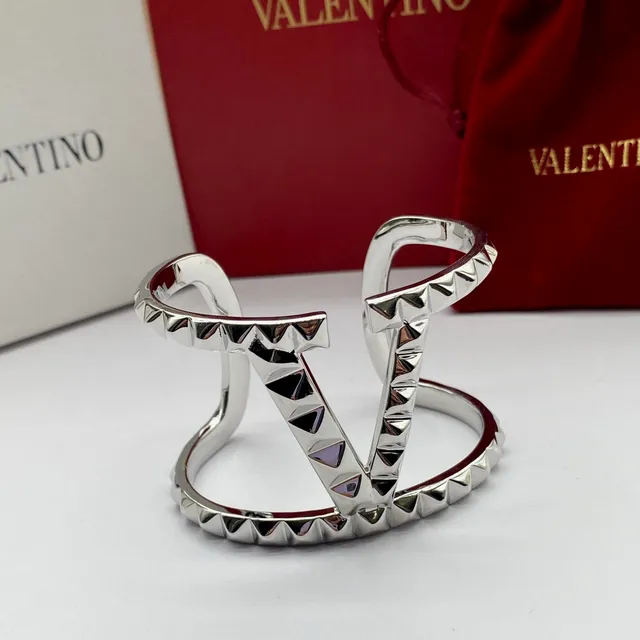 Valentino Rockstud Studded Open Cuff Bracelets 5