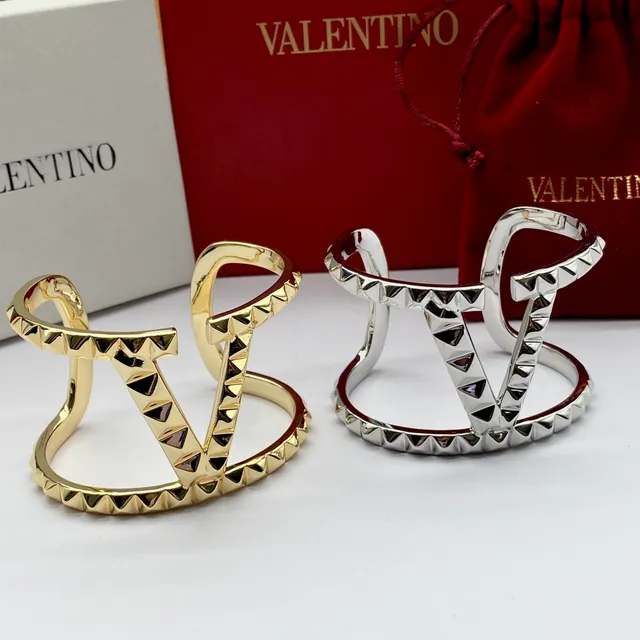 Valentino Rockstud Studded Open Cuff Bracelets 7