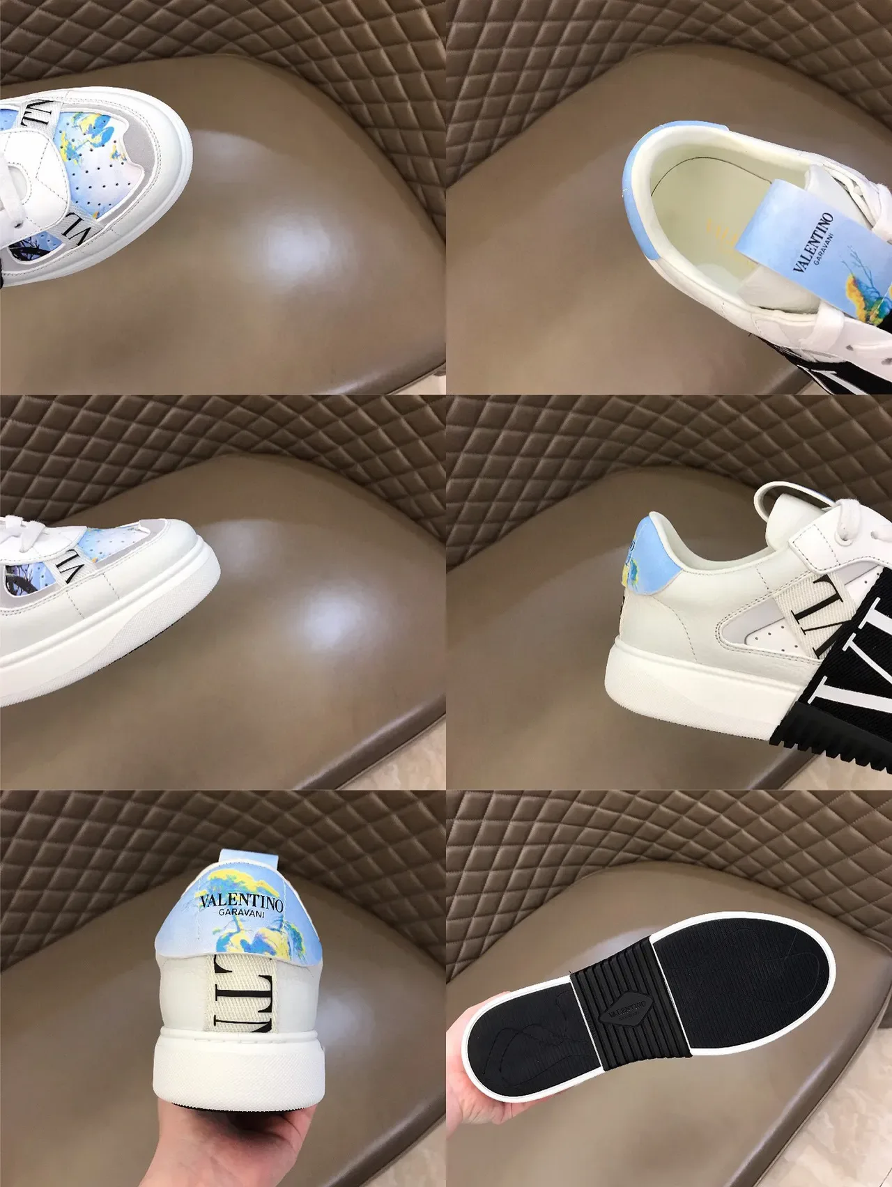 Valentino VLTN Runner blanc noir bleu sneakers lifestyle 2