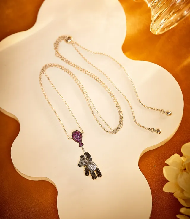 Van Cleef & Arpels Collier Ours et Ballon Gemmes Pavé Or Jaune 2
