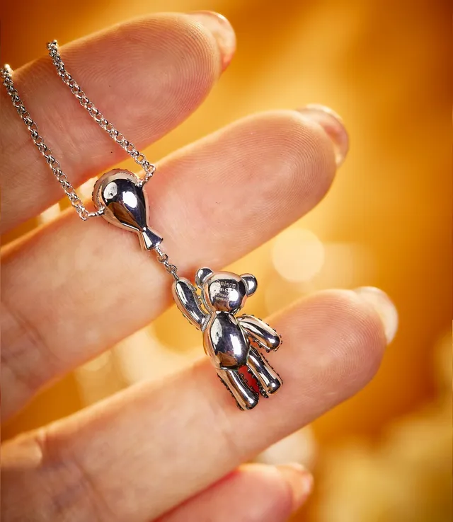 Van Cleef & Arpels Collier Ours et Ballon Gemmes Pavé Or Jaune 3