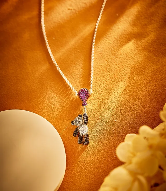 Van Cleef & Arpels Collier Ours et Ballon Gemmes Pavé Or Jaune 7