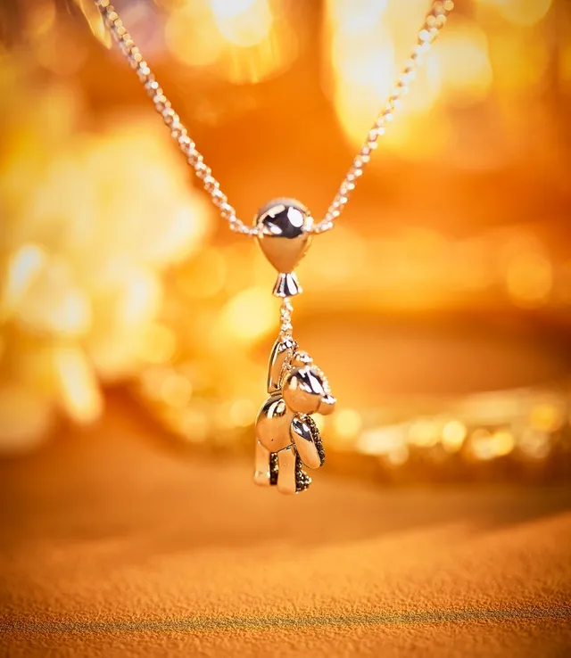 Van Cleef & Arpels Collier Ours et Ballon Gemmes Pavé Or Jaune 8