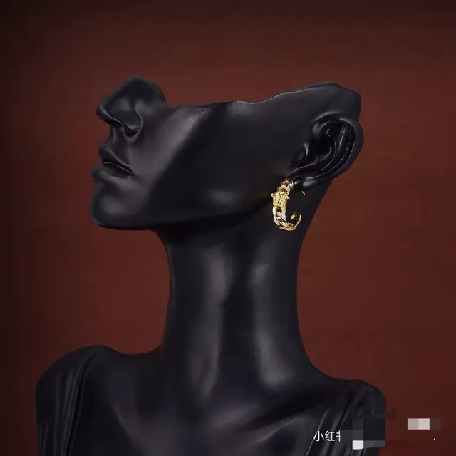 Versace Chain Reaction Bi-Tons Or et Argent Medusa Boucles d'Oreilles 2