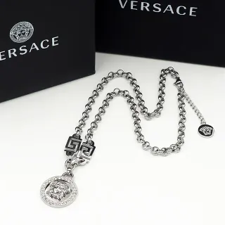 Versace Odissea 水晶美杜莎吊坠项链