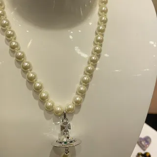 Vivienne Westwood Orb Pearl Strand Necklace