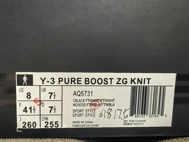 Y-3 Qasa Black White Knit Upper Three-Stripe Side Panel Lifestyle Sneakers 2