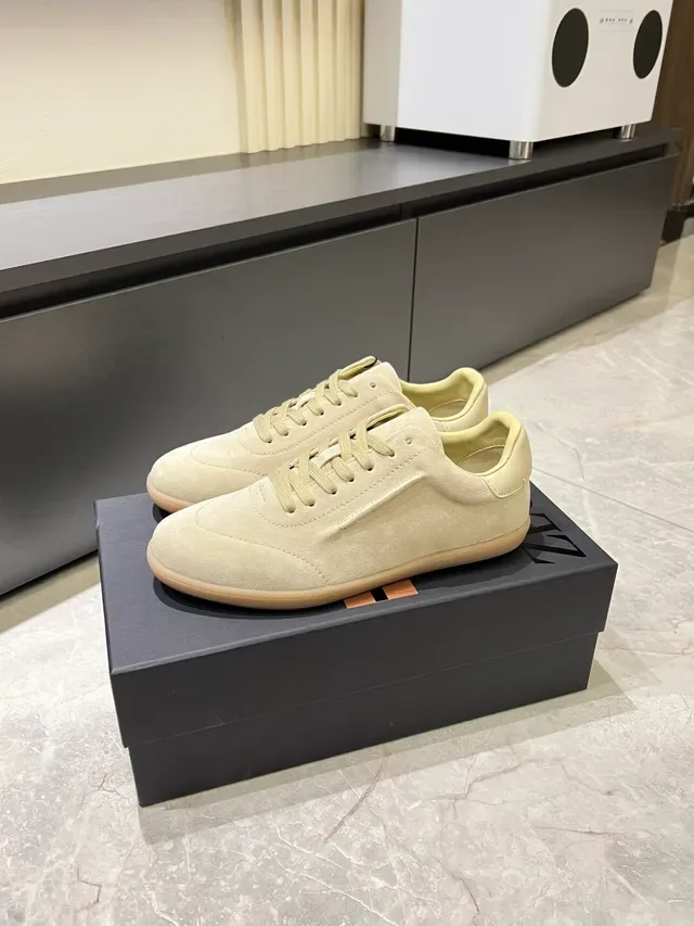 Zegna Suede Low-Top Lifestyle Sneakers 4