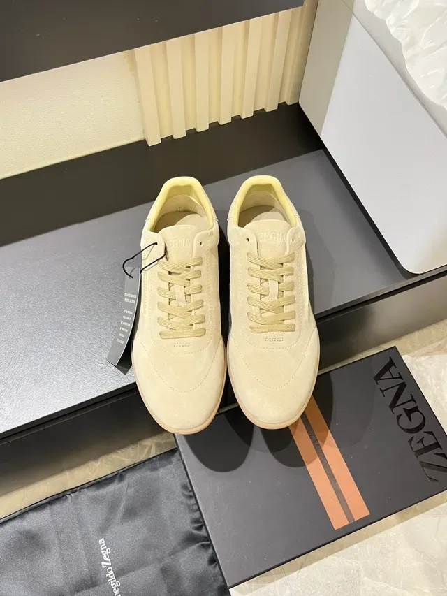Zegna Suede Low-Top Lifestyle Sneakers 5