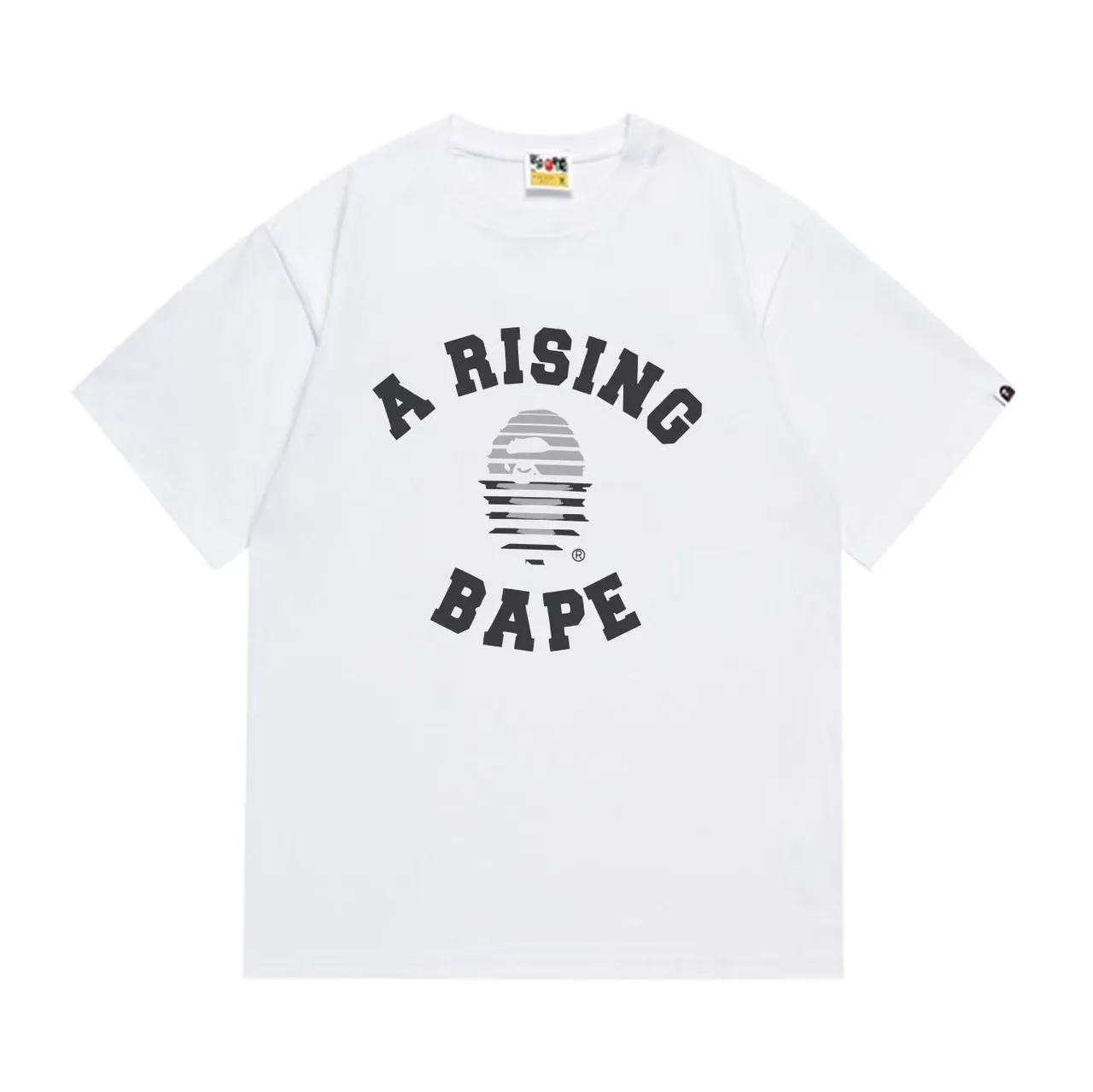 A Bathing Ape A Rising BAPE Graphic Print Black T-Shirt 3