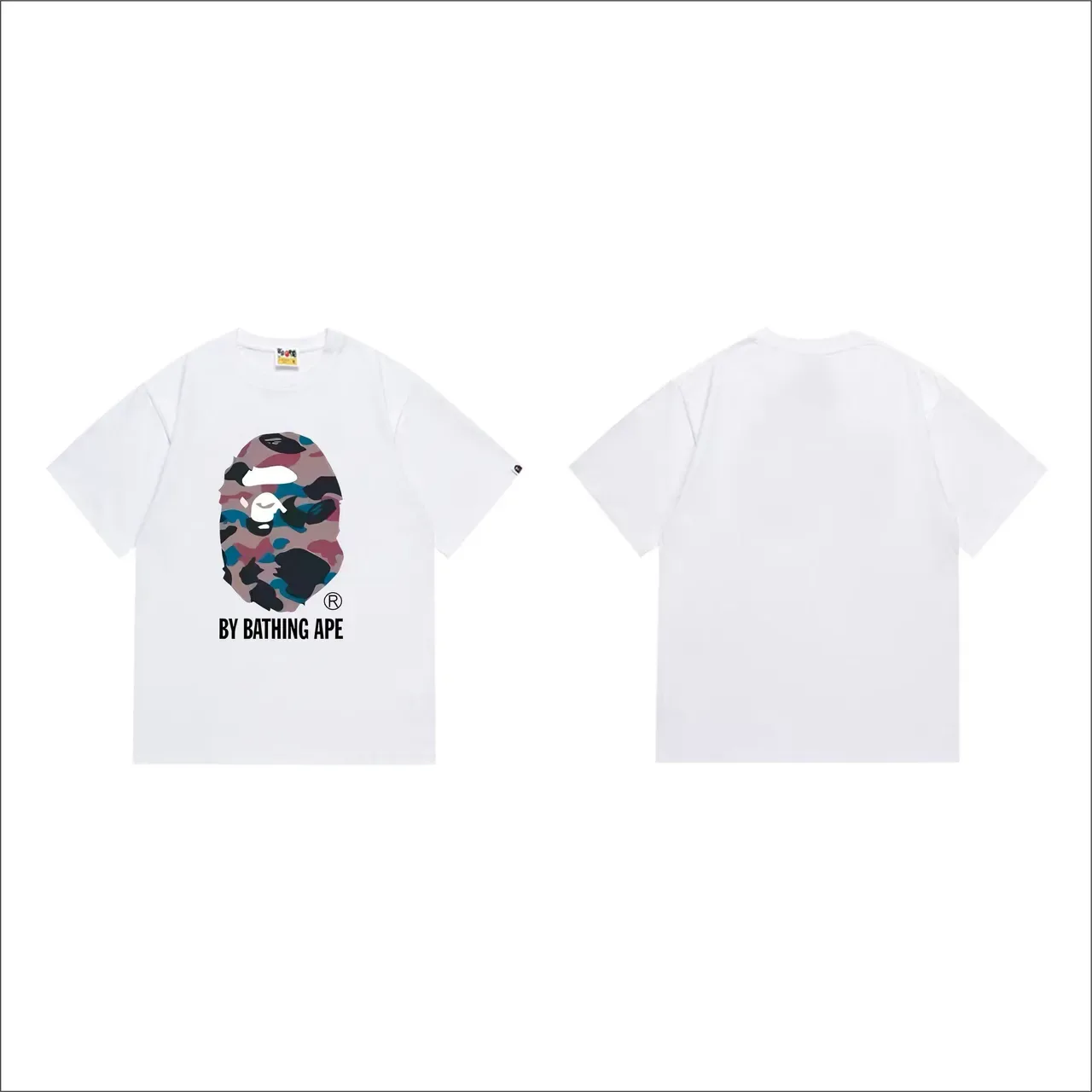 A Bathing Ape ABC Camo Ape Head Graphic T-Shirt 7
