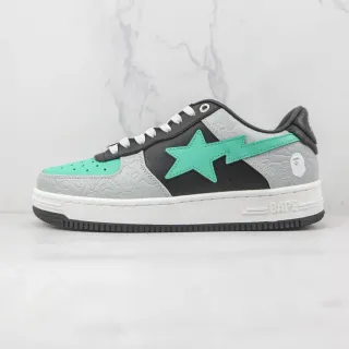 A Bathing Ape BAPE STA Gray Black Mint Green Lifestyle Sneakers