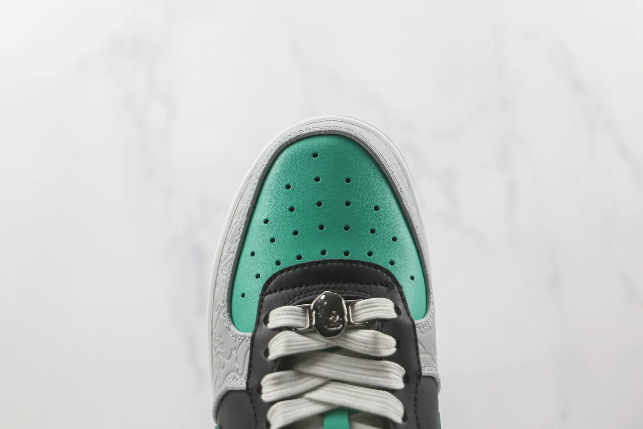 A Bathing Ape BAPE STA Gray Black Mint Green Lifestyle Sneakers 6