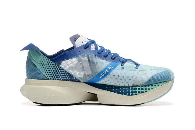 Adidas Adios Pro 3 Blue Silver Teal tênis de corrida 6