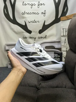 Adidas Adizero Evo SL 2 Light Blue Black Running Shoes 5