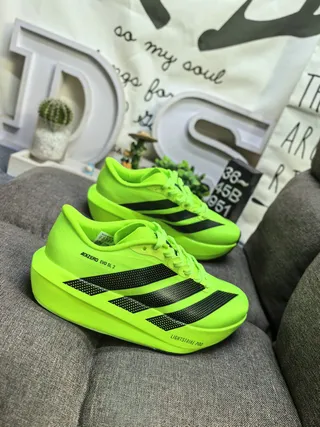 Adidas Adizero Evo SL 2 Light Blue Black Running Shoes 19